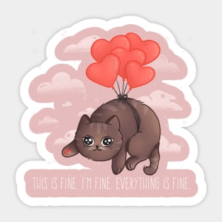 High on First Love Cat edition Sticker